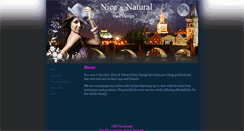 Desktop Screenshot of niceandnaturalhair.com