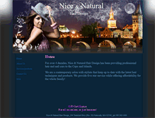 Tablet Screenshot of niceandnaturalhair.com